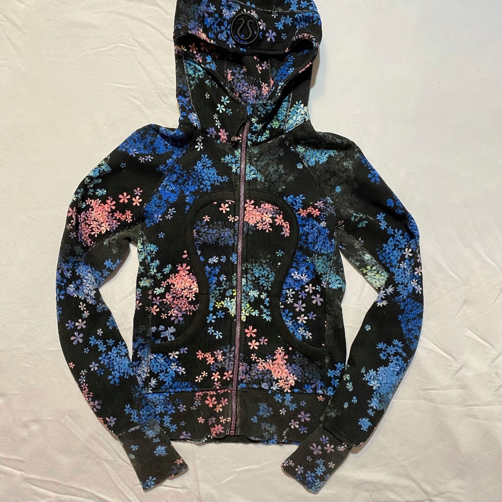 Lululemon Petal Pop Flower Scuba Hoodie - Size 4
